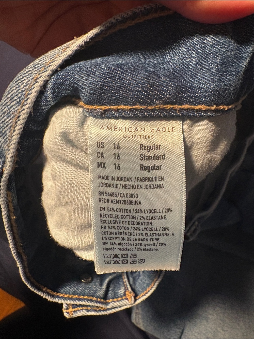 American Eagle High Rise Straight Jean - Picture 5 of 5